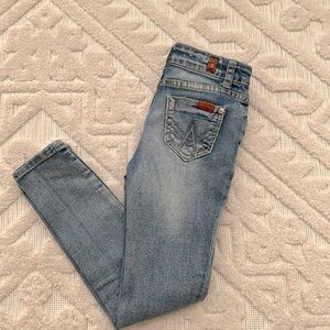 7 for all mankind skinny jeans 6x